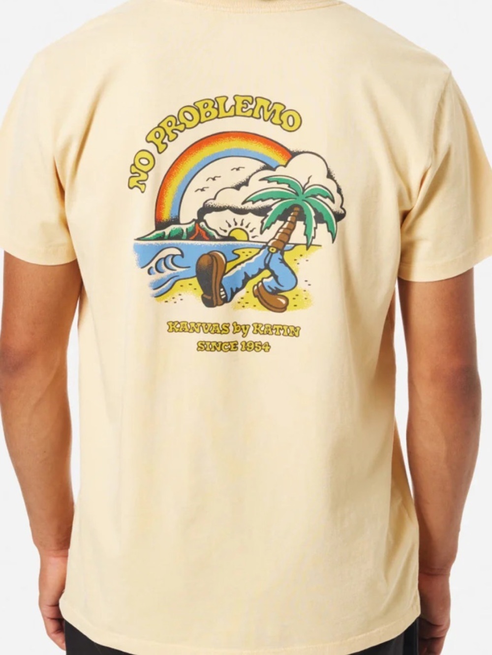 KATIN No Problemo Graphic Tee - Cream! M